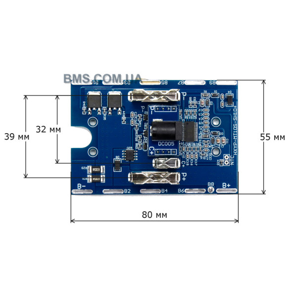 Контролер BMS 10S 30A / 60A HXYP-MT10S-SH10+ для електроінструменту