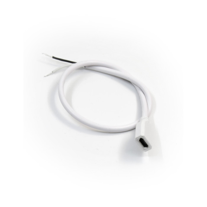 Роз'єм MicroUSB "мама" з кабелем 30 см.